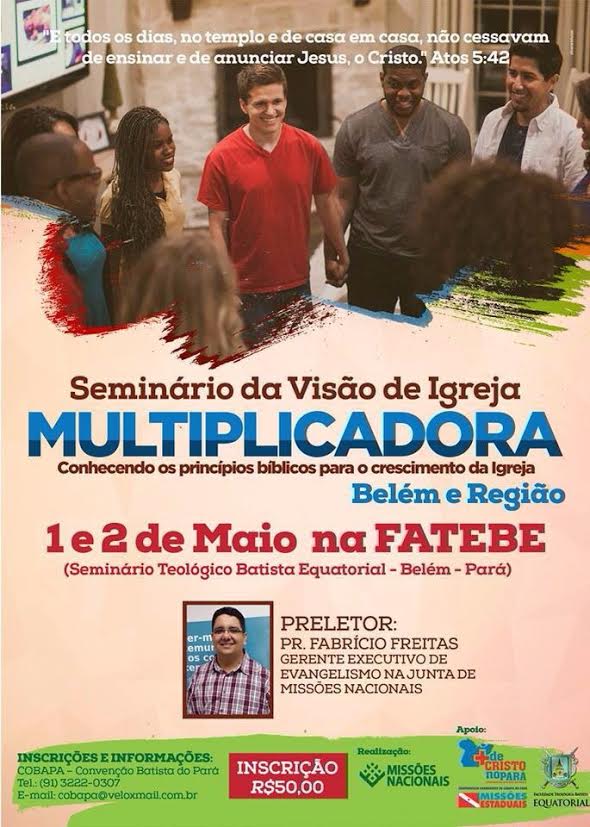 cartaz Igreja Multiplicadora