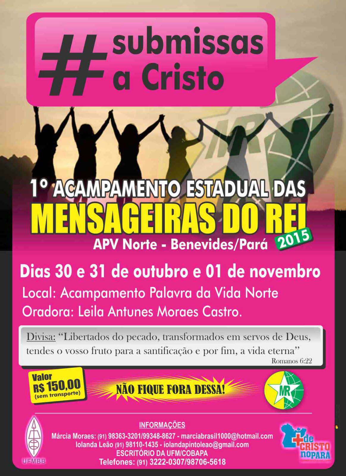 CARTAZ DO ACAMPAMENTO