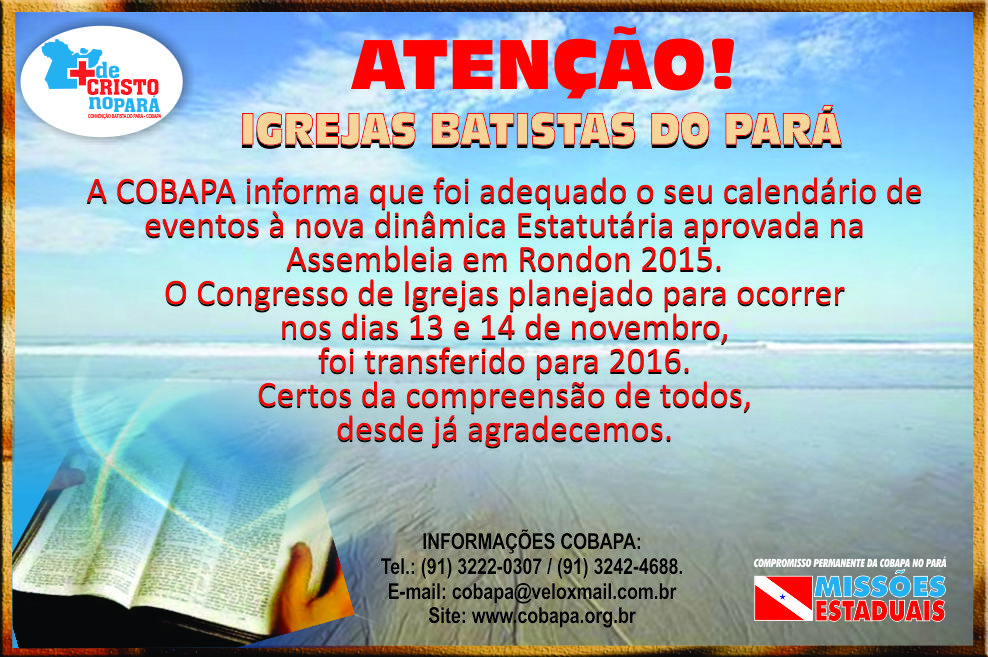 congresso de igrejas em 2016