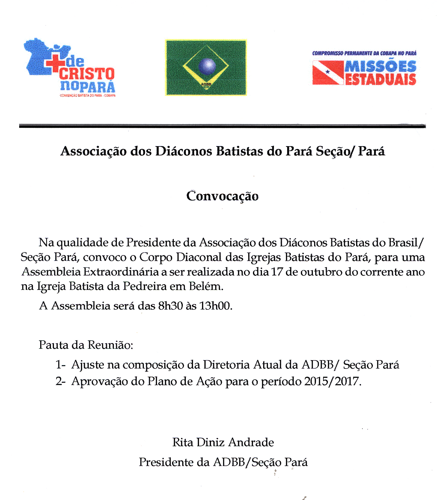 convocação ad