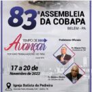 [INSCRIÇÃO] 83ª Assembleia da Cobapa